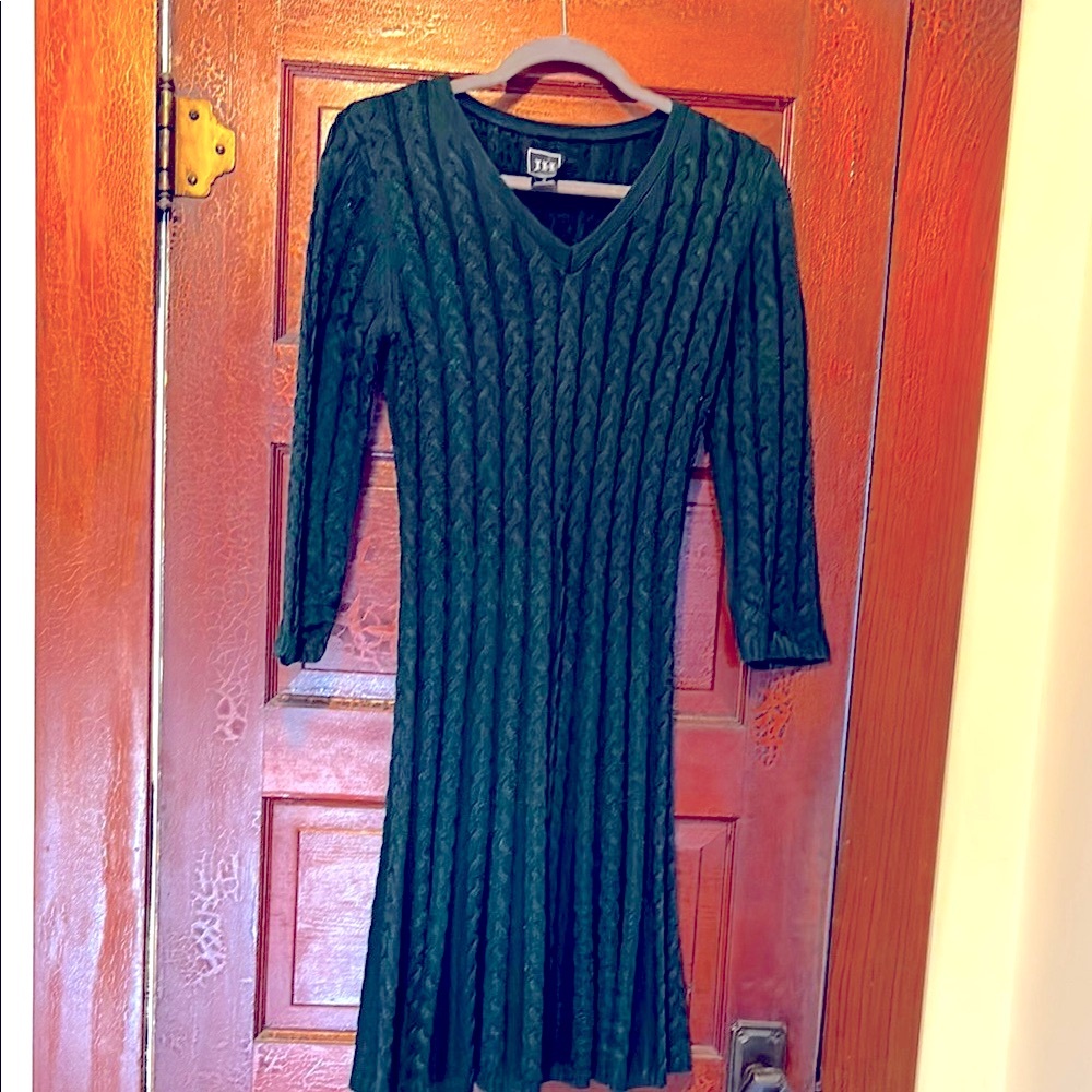 Women's Green Knit Dress